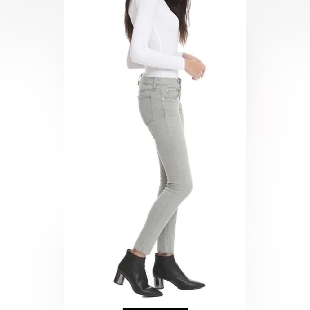 Rag & Bone | Grey ankle skinny mid rise raw edge women’s sz 32 extra lar… - Picture 1 of 15
